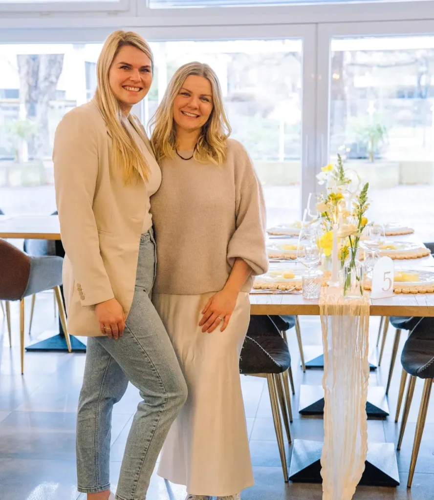 Anne und Ilka von Liebeleihen – Dekoverleih für Hochzeiten und Events