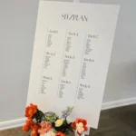 Sitzplan gedruckt