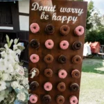 Donutwand braun